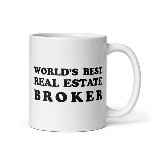 World's Best Real Estate Broker Mug