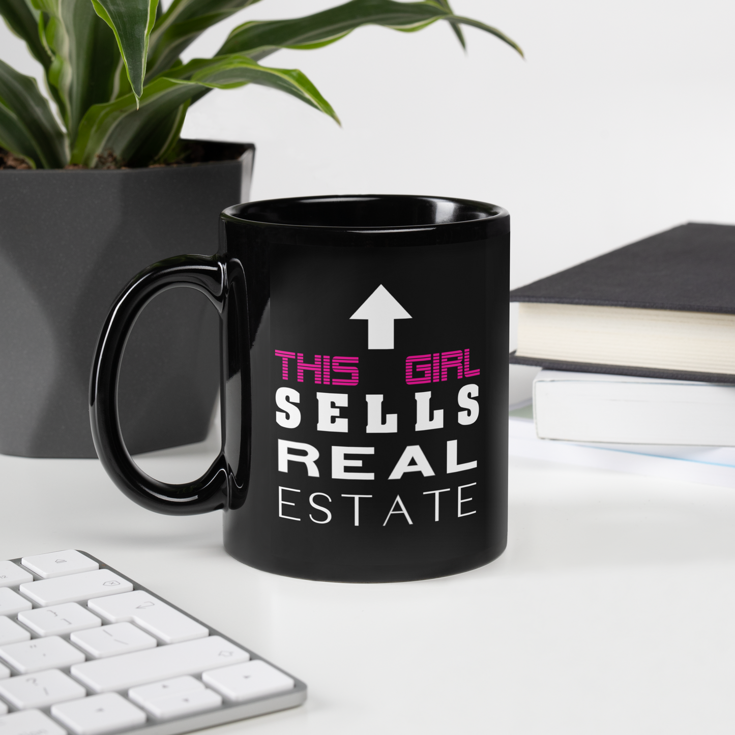 This Girl Sells Real Estate Mug (Dark)