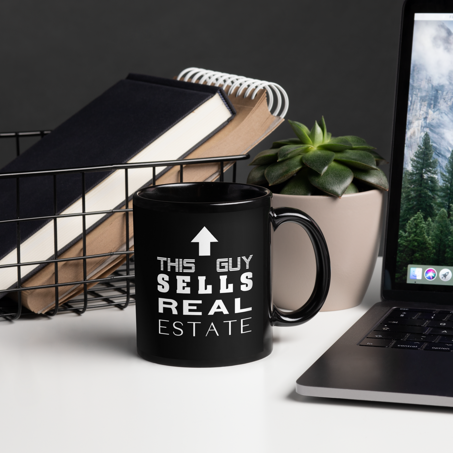 This Guy Sells Real Estate Mug (Dark)