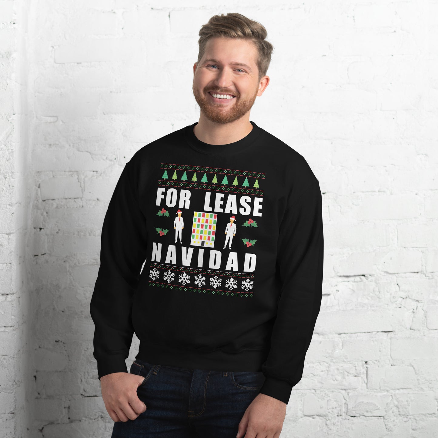 For Lease Navidad Christmas Sweater