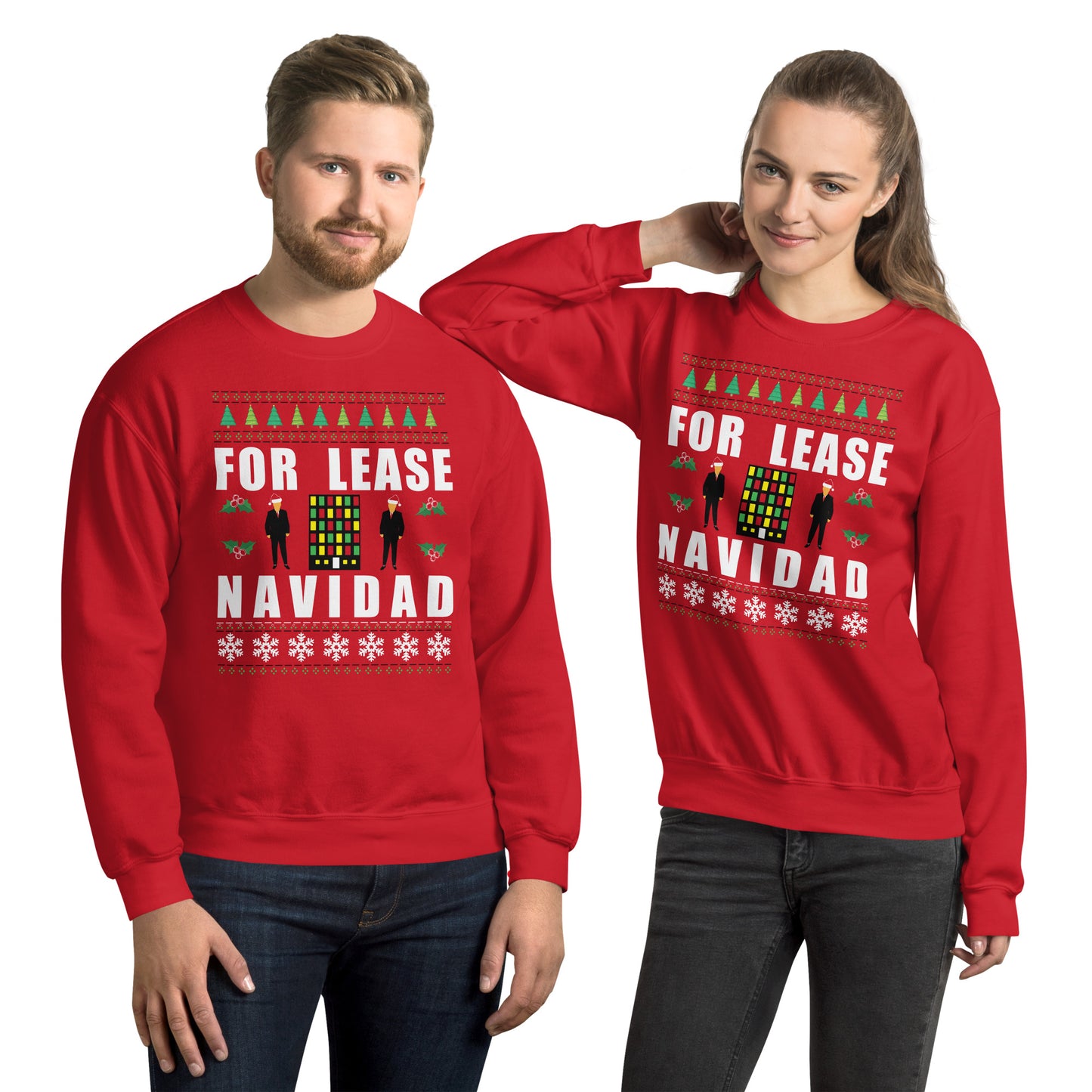 For Lease Navidad Christmas Sweater