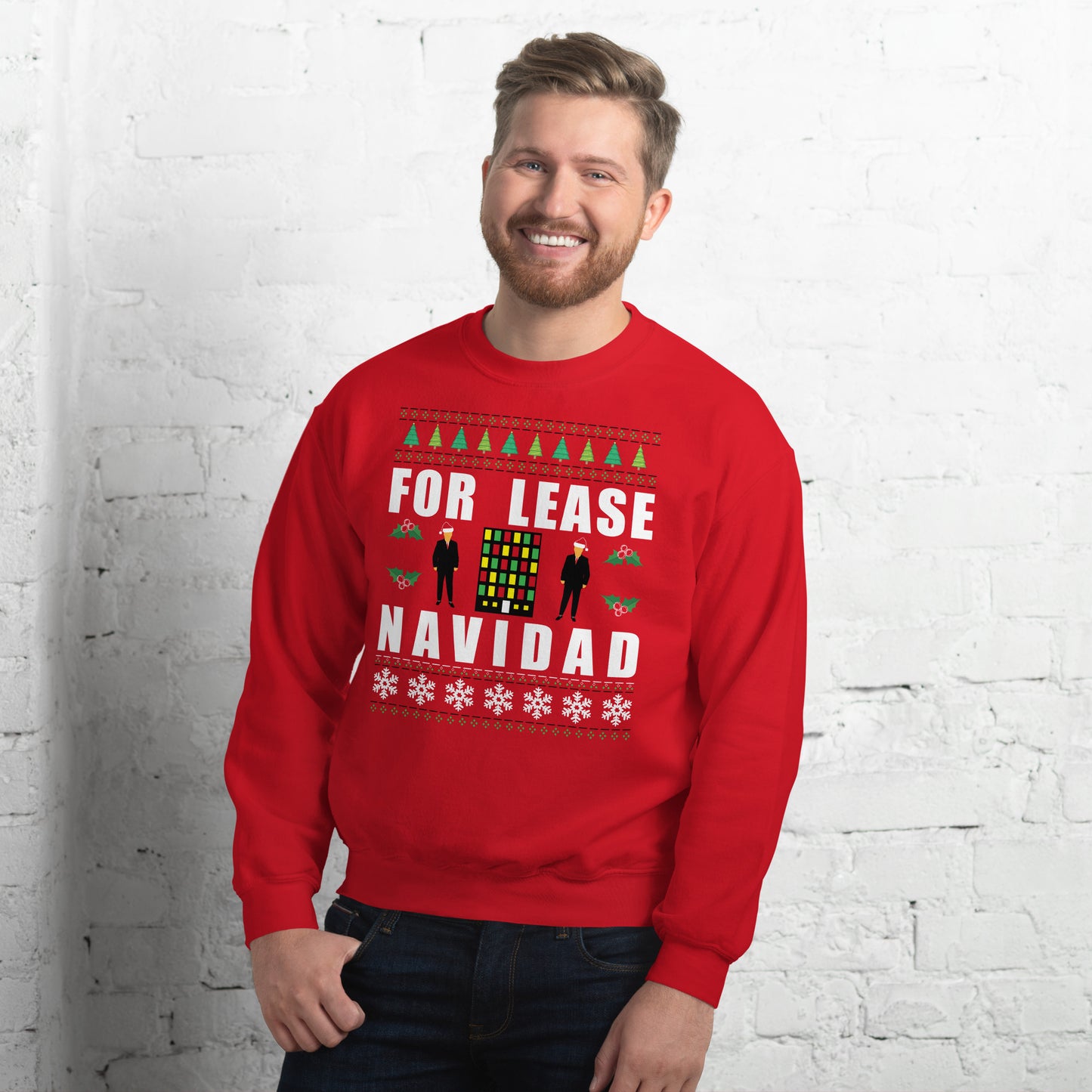 For Lease Navidad Christmas Sweater